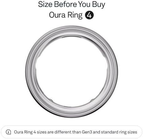 Ring 4 - Silver - Size 8 - Size Before You Buy