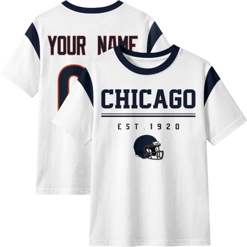 Image of T-Shirt Custom Crewneck Short Sleeve for Men Gifts | Custom T-Shirt Personalized Name and Number