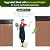 DAUSOLA 5x3 FT Outdoor Storage Shed, Metal Garden Tool Shed with Updated Frame Structure and Lockable Doors, Ideal for Backyard Garden Patio Lawn, Brown