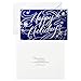 Hallmark Christmas Cards Boxed with Envelopes, Happy Holidays (40 Blue Holiday Cards)