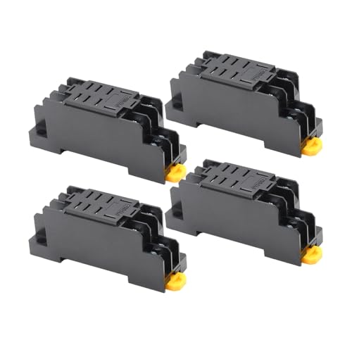 Aideepen 4 Stuck LY2NJ Relaissockel Kompatibel mit LY2NJ, JQX-13F/2Z, HH62P