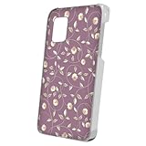 スマQ Rakuten BIG s (3917JR) 対応 ケース スマホケース ハードケース コンパクト 傷防止 スリム 薄型 大人かわいい レトロ フラワー おしゃれラクテン ビッグ エス用 (D.パープル) ami_hard0007-f0440