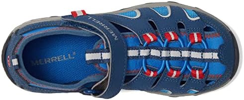 Merrell Hydro H2o Hiker Sandal Sport, Navy/Cobalt, 4 US Unisex Big Kid | Image 1