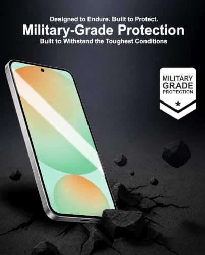 Image of Tempered Glass for Samsung Galaxy S24 FE and Galaxy M56 (6.7 Inch) With Installation Kit | 9H Edge to Edge Screen Protector | Anti-Scratch