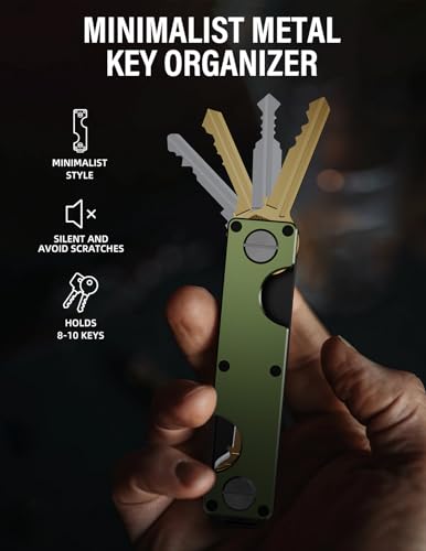 Key-Organizer-Key-Holder-Compact-Key-Case-Minimalist-Metal-Key-Chain-Key-Holder-for-Keychain-Secures-8-10-Keys-EDC