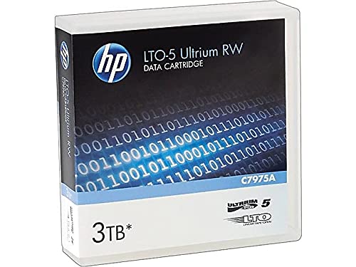 Image of HP C7975A 1 /2-Inch Ultrium LTO-5 Cartridge, 2775ft, 1.5TB Native /3TB Compressed Capacity