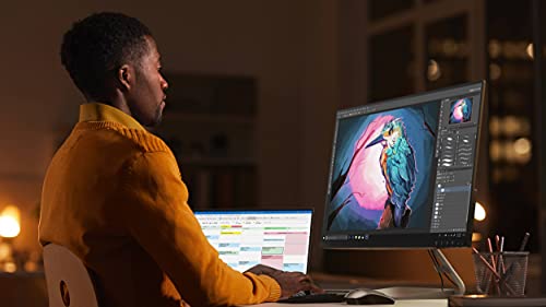 Image of Lenovo Q-Series - Q27Q-1L, 27 Inch (68.6 Cm) 2560 X 1440 Pixels 2K Qhd IPS Led Monitor | 2X3W Speakers, 99% Srgb, 75Hz, AMD Freesync, Hdmi, Natural Low Blue Light, Lenovo Artery (Iron Grey)