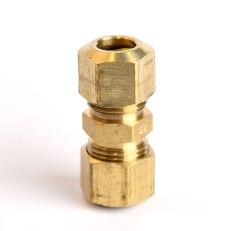 5/16 in. Compression X 5/16 in. D Compression Yellow Brass Union