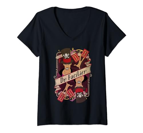 T-shirt col V La Princesse et la Grenouille Disney pour vos sorties et soirées ciné