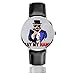 Produktbild Unisex Business Casual Breaking Bad Say My Name Heisenberg Uncle Sam Uhren Quarz Leder Uhr mit schwarzem Lederband für Herren Damen Young Collection Geschenk