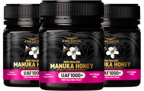 Miel Manuka Nueva Zelanda FREZZOR UAF1000+ 3 frascos