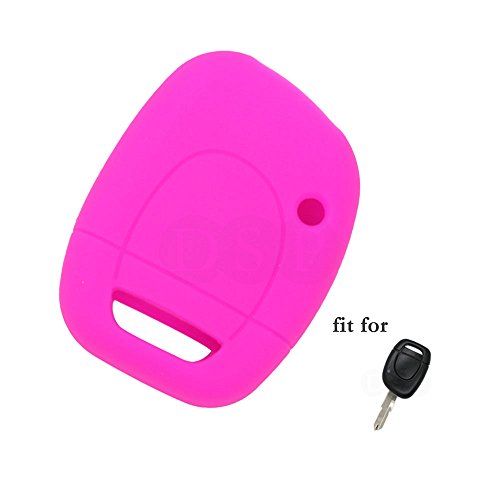 BROVACS Silicone Cover Protector Case Holder Skin Jacket Compatible with RENAULT 1 Button Remote Key Fob CV9302 Rose - Image 2