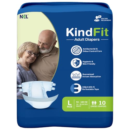 Image of Tape Diapers - Large 20 Pcs 16-Hr Leakproof Odour Lock