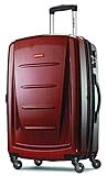 Samsonite Winfield 2 Hardside Luggage with Spinner Wheels, Burgundy, Checked-Large 28-Inch
