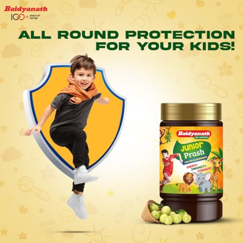 Baidyanath Junior Prash - Specially Formulated Chyawanprash for Kids - 500g