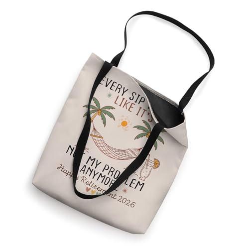Bolso Tote para Jubilación Divertida Playa Tropical 2026 miniatura 2