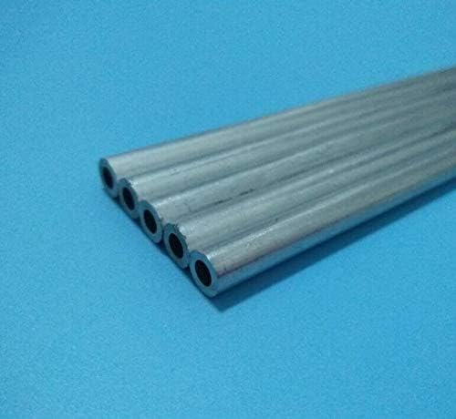 5PCS 8 * 4.6 * 400mm Aluminum Alloy Tubes Pipes Spare Parts for DIY Models