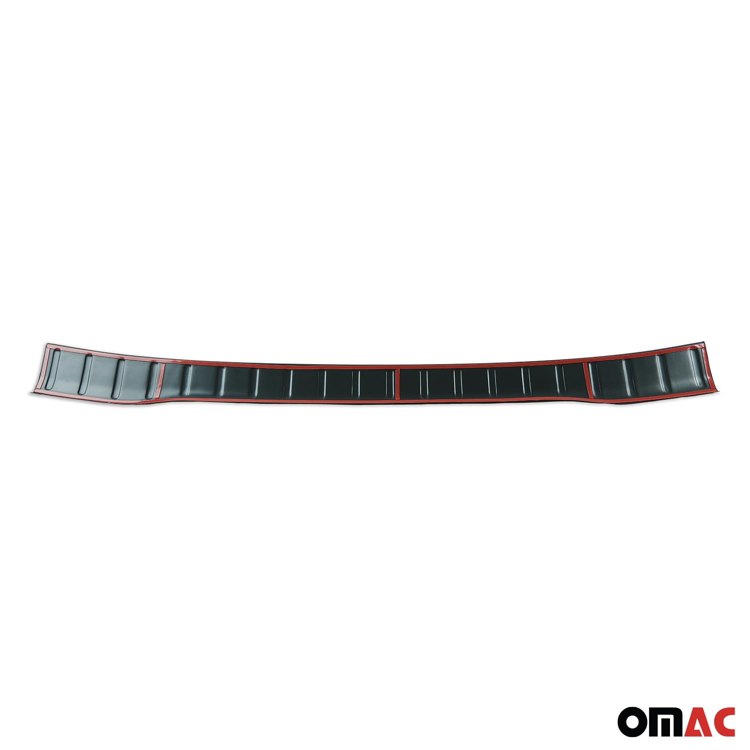OMAC Protection de seuil de chargement compatible avec Ford Transit Tourneo Custom 2023-2026 Acrylique Noir