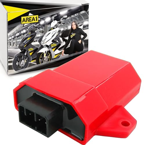 Area1 Boîtier d'allumage CDI Racing Tuning avec immobilisateur compatible avec Speedfight 1 Speedfight 2 Vivacity TKR, Speedforce, TNT Ghost Otto Roma Skiv...
