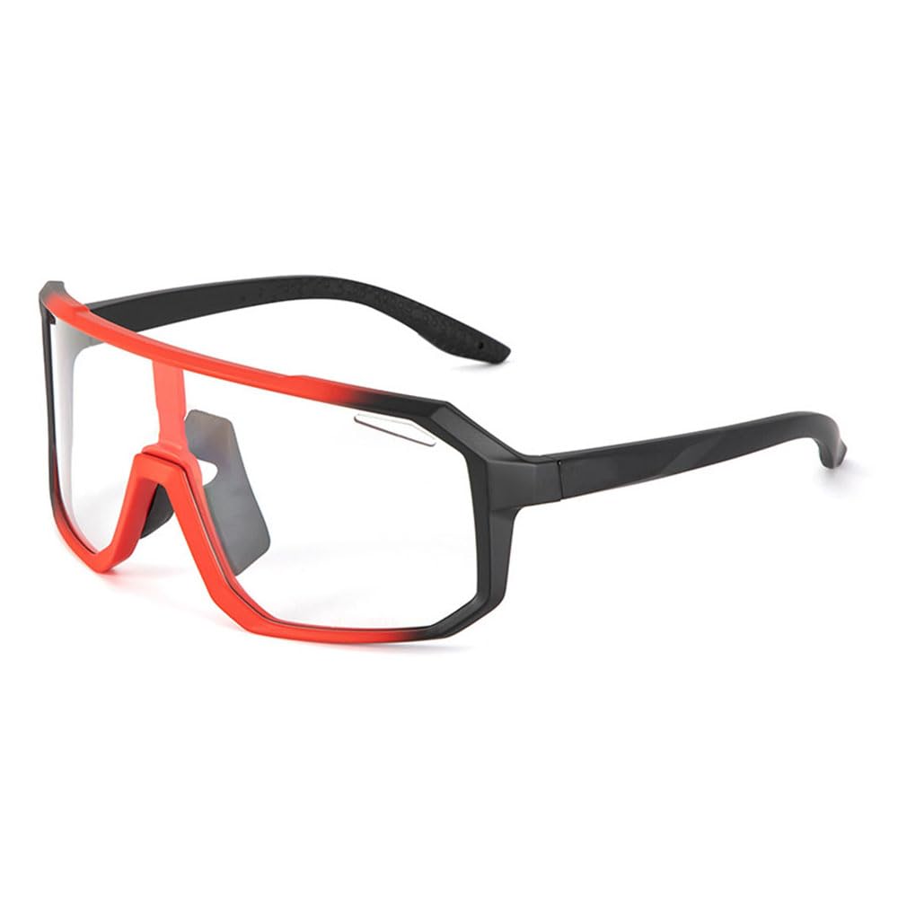 Lunettes De Soleil De Cyclisme Photochromiques UV400 pour Hommes Lunettes De Sport De Course À Pied pour Femmes Lunettes De Route