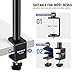 NEEWER Camera Table Mount with Ball Head, 17-40 Inch Adjustable Table Light Tripod with 1/4 Inch Screw and C Clamp for DSLR Camera, Ring Light, Live Stream, Vlog, Maxi Load: 3 kg, TL283 (Blue)