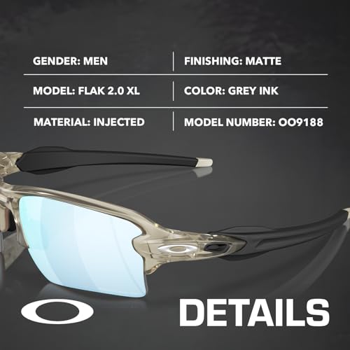Image of Oakley FLAK 2.0 XL OO9188 Rectangle Sunglasses With Official Eyewear Kit | Men's & Women's Sunglasses