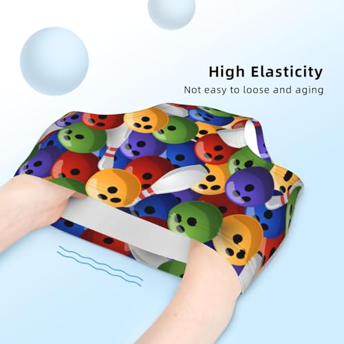 Colorful Bowling Pins And Bowling Balls Girls' Underwear Soft Cotton Little Girls Panties Comfort Briefs4