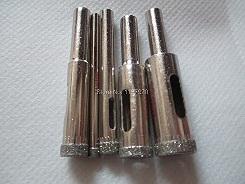 Brocas de diamante recubiertas, 4 mm - 12 mm, juego de 5 piezas, para perforar vidrio miniatura 1