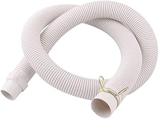 EuisdanAA 3.9Ft Zestaw przedłużający do złącza rury wodnej do pralki Wąż spustowy do pralki(3.9Ft Waster Water Pipe Connector Kit de extensión Lavadora Manguera de desagüe