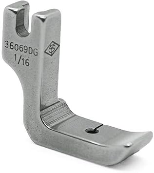 Double Piping Foot for Industrial Sewing Machines, 1/16" Width, Made in Taiwan