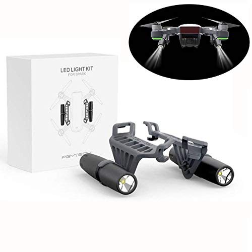 LED Light Kit Small Flashlight Accessories for DJI Spark Drone Long-Range Luminosity Adjustable Light