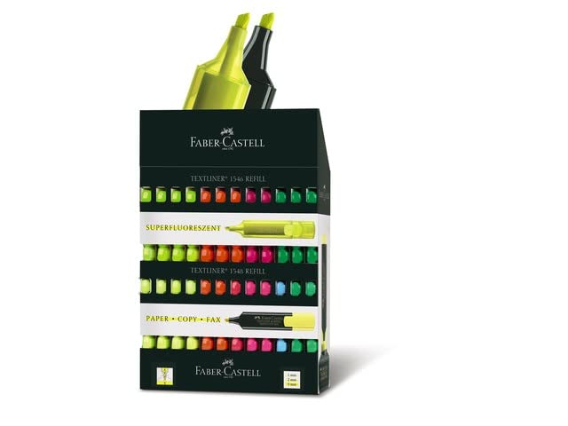 Textmarker Faber Castell 1546/48 Anzeige 120 Stück