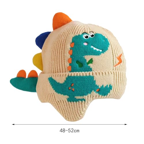 Dinosaur Ear Knitted Hat Knit Hat Beanie Winter Cap for Children Boys Girls Toddlers4