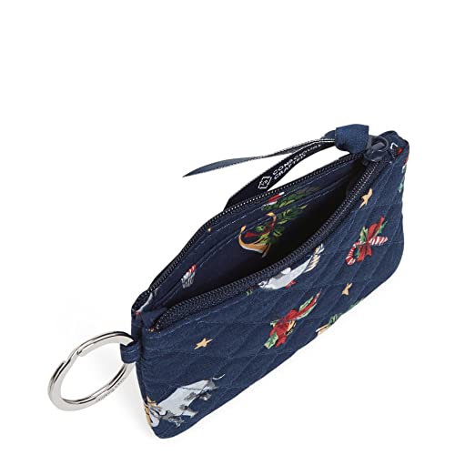 Image of Vera Bradley Women's Cotton Zip ID Case and Lanyard Combo
