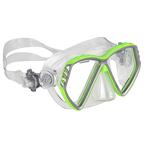 U.s. Divers Junior Regal Kids Swimming Mask And Dry Top Snorkel Youth Combo Set, Slime Green #TOP1