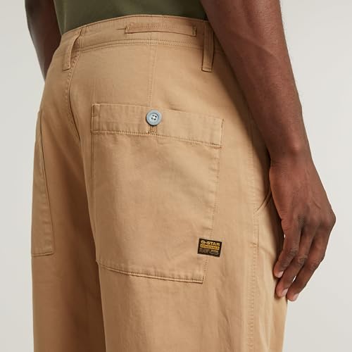 G-STAR Herren Pleated Chino Relaxed Tapered, Braun (Lion gd D24543-D910-B666), 31W / 32L – Ansicht 5