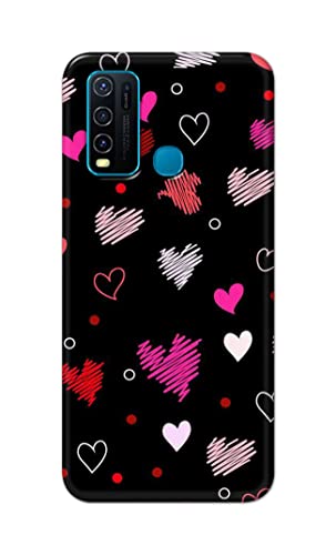 Image of PRINTFIDAA Vibrations of Love Hard Back Cover for Vivo Y30 / Vivo Y50 Back Cover -(P6) KAT1009
