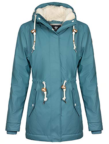 Preisvergleich Produktbild Ragwear Damen Regenjacke, Größe:XXL, Farbe:türkis