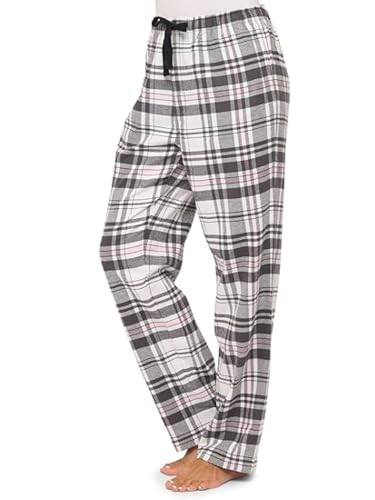 Image of Ashford & Brooks Women's Super Soft Flannel Plaid Pajama Sleep Pants