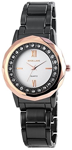 Excellanc Women Analog Watch brown Charcoal Replica