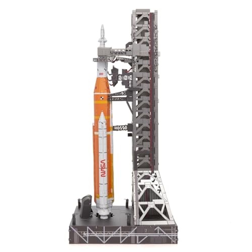 Artemis Moon Rocket Maquette Métal 3D Idée Cadeau Idéale pour Passionné d'Espace