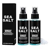 2PC 2 en 1 Spray para el Cabello Sea Salt, Aerosol de Sal Marina para el Cabello de los Hombres, Spray Sal Marina, Mantiene...