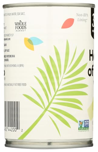 365 by Whole Foods Market, Hearts Of Palm Whole, 14.1 Ounce