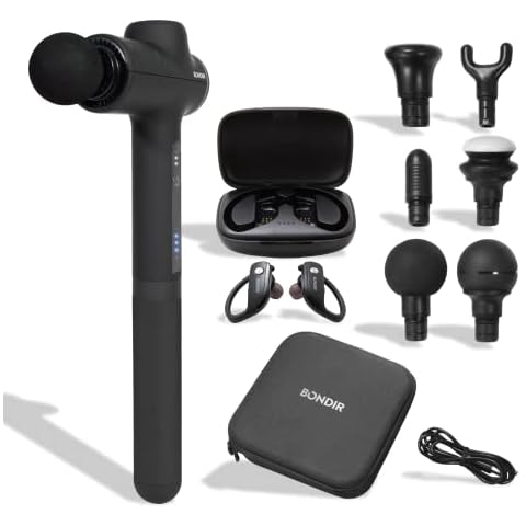 BONDIR Massage Gun R2 + True Wireless Bluetooth Earphones Cover