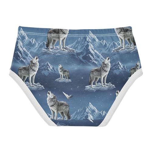 Pattern Toddlers Underwear Floral 2t Cotton Little Girl Panties Cool Wolves Snow Mountain Starry Underpants Briefs2