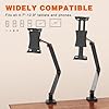 Jubor Tablet Desk Stand, iPad Holder for Table 360° Swivel, Tablet Holder with Adjustble Long Arm, Foldable Desktop Tablet Mount Clamp for iPad Pro Air Mini, 4.7"-12.9" Tablets Phones #1