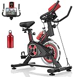 🚴Pedalada suave e silenciosa – Sistema acionado por correia e volante de inércia de 10 kg garantem estabilidade e fluidez 🚴Treino sem impacto – Melhore saúde cardiovascular e resistência sem sobrecarregar articulações. 🚴Ajustes completos – Guidão, as...