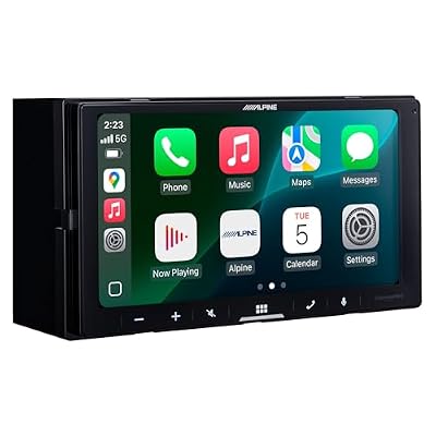 Alpine ILX-W770-M, 7-Inch Double DIN Digital Multimedia Receiver w/Wireless Apple Carplay, Android Auto and Maestro Capabilities - Includes Backup Camera