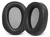 GVOEARS Replacement Ear Pads for Sony WH-H900N (h.Ear on 2) & MDR 100ABN (h.Ear on) Noise Canceling Over-Ear Headphones, Earpads Cushions with Soft Protein Leather, Memory Foam - Black