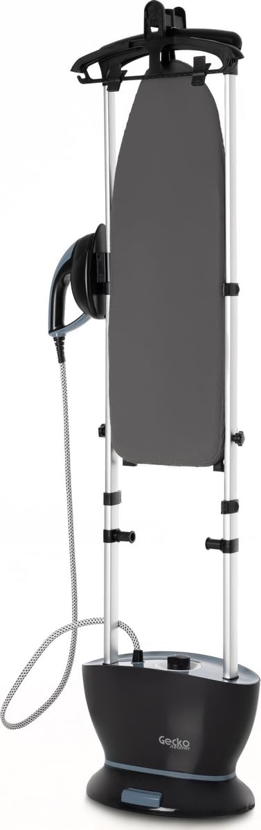 2-in-1 Dampfglätter mit Bügeltisch – All-in-One Gerät 2400W, 4 bar, 50 g/min – Vertikales & Horizontales Glätten für Kleidung und Heimtextilien